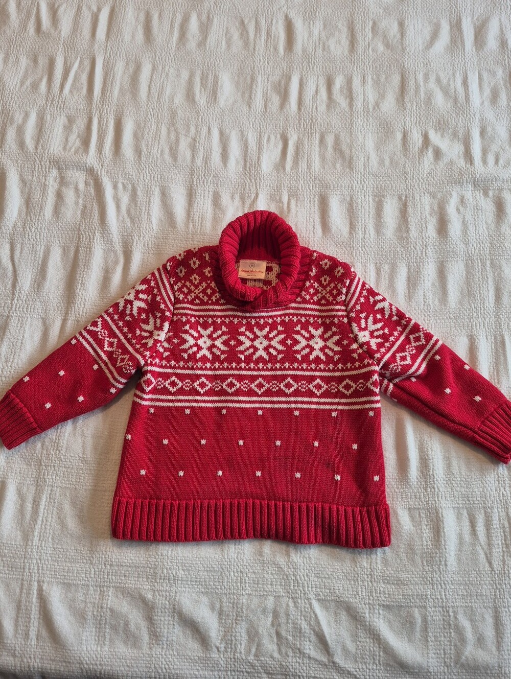Hanna Andersson boys size 90 or 3T Fair Isle pullover VGUC or better